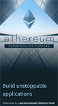 Mobile Screenshot of ethereum.org